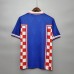 Croatia 1998 World Cup Away Blue Soccer Jersey